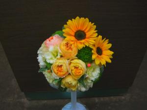 婚礼　bouquet　Ｉｎ　ひまわり☆｜「フラワーショップ花よど」　（熊本県天草市の花キューピット加盟店 花屋）のブログ