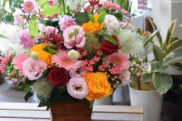 お祝いアレンジメント｜「フラワーショップ花よど」　（熊本県天草市の花キューピット加盟店 花屋）のブログ