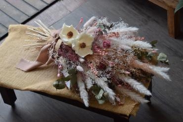 前撮りブーケ♪ドライフラワー「フラワーショップ花よど」（熊本県天草市の花屋）のギャラリー写真