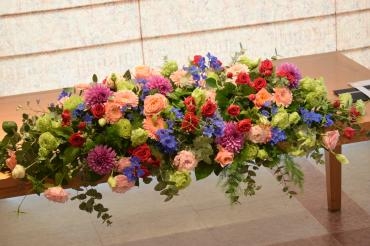 お食事会のお花♪「フラワーショップ花よど」（熊本県天草市の花屋）のギャラリー写真