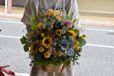 御祝アレンジメント♪｜「フラワーショップ花よど」　（熊本県天草市の花キューピット加盟店 花屋）のブログ