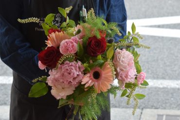 母の日の花束♪